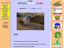 Tablet Screenshot of motocrossbovolone.com